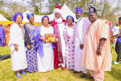 At Engr. Lekan's Turbaning Ceremony